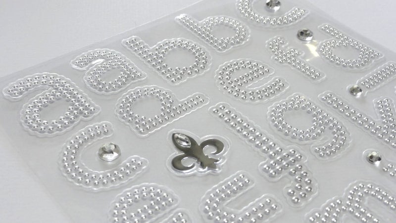 Multi Craft Foil Embossed Alphabet Gold & Silver Stickers - MC-SS460 Set Carousel 5