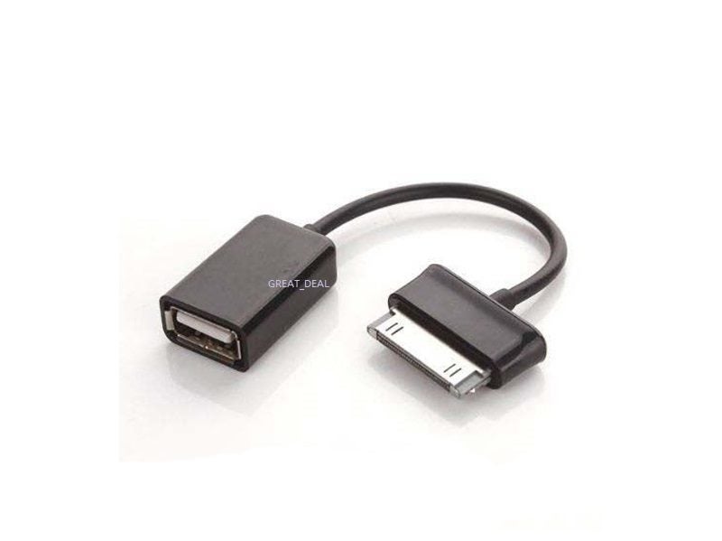 30 Pin to Female USB OTG Host Cable Adapter For Samsung Galaxy Tablet P5100