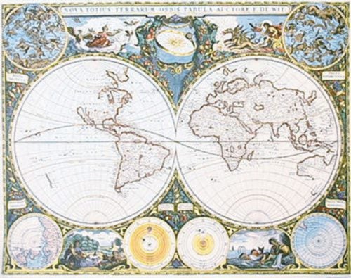 Circa 1660! - First Published Map showing NZ Coastline - Distributor Sale Carousel 1