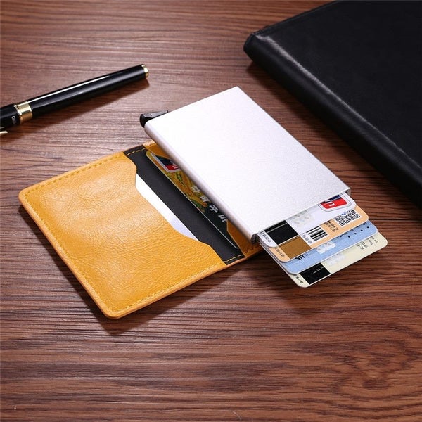Metal Card Holder RFID Protection Aluminum Alloy HEAVILY REDUCED PRICE62931714806273111
