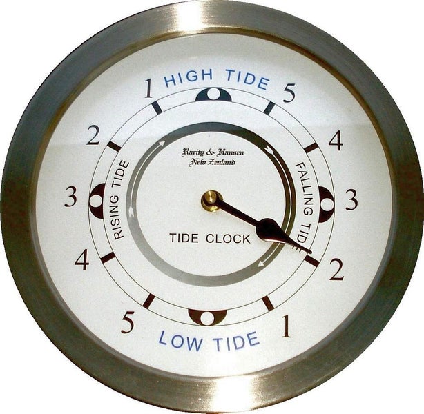 TIDE clock NZ Retailer - 205mm Rarity & Hansen NZ. FREE battery. Wallmounted Carousel 2