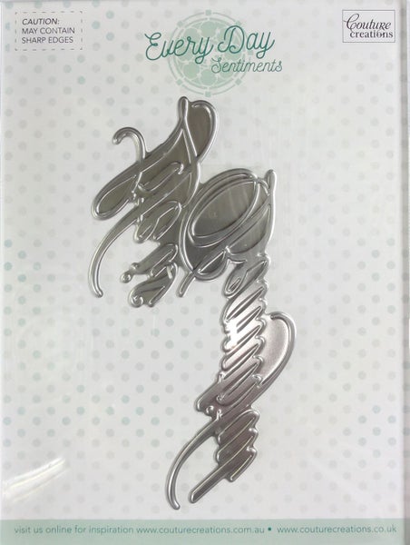 Couture Creations GoPress and Foil Stamp "Life is Beautiful" CO725830 Carousel 5