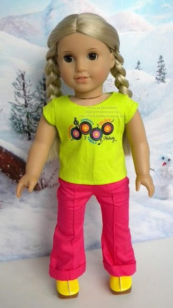 American Girl MELODY ELLISON's in-store promo T-shirt for 18" Doll Carousel 1