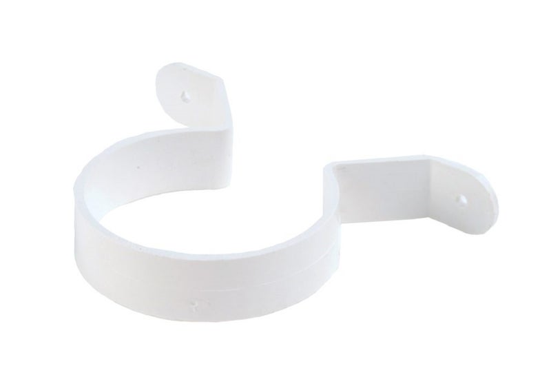 Tapwarehouse Round Downpipe clips / bracket White Carousel 2