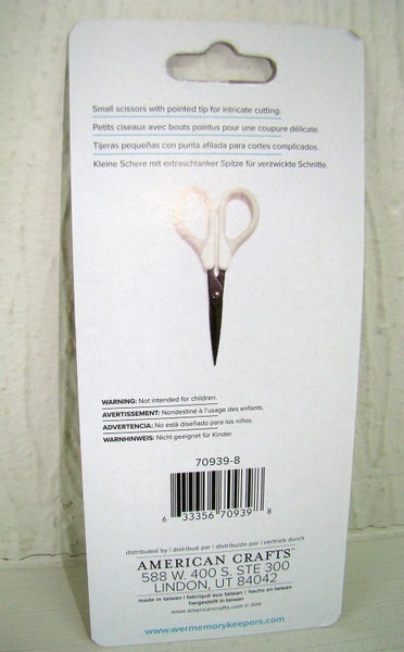 WeR Memory Keepers Crafters Essentials -Small Precision Scissors - WR70939-8B Carousel 7
