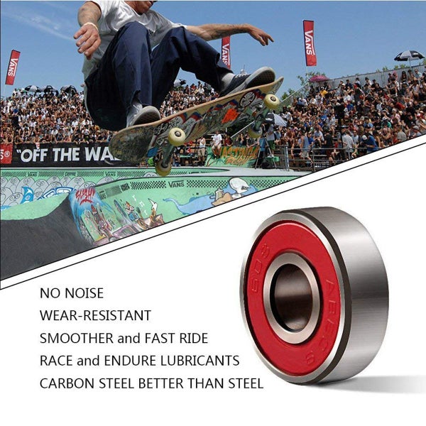 40 x Skateboard Frictionless Bearings ABEC-9 Precision62973869217667113