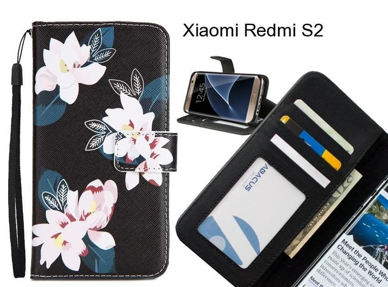 Xiaomi Redmi S2 case 3 card leather wallet case printed ID Carousel 1