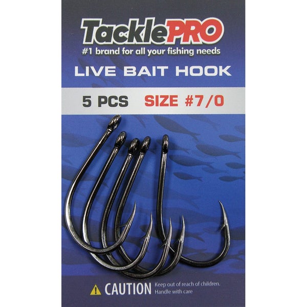 TacklePRO Live Bait Hook #7/0 5pc Carousel 1