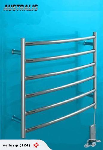 Heated Towel Rail 6 Bars Curved Carousel 1