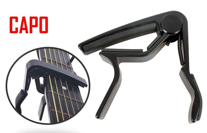 PTN BLACK Capo Guitar Aluminium Alloy Musical Instrument Accessories Carousel 1