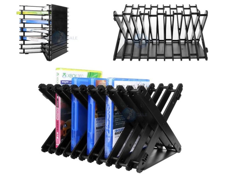 DVD CD Storage Rack DVD/CD Storage Case Organizer Holder Stylish Carousel 1