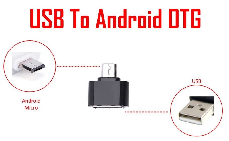PTN USB to Android Micro OTG Adapter USB Female to Android Micro Male Converter Carousel 1