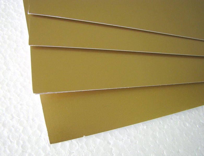 Bazzill Basics Paper Matte Gold Foil Card 15pce 12x12 BZ300281-B Carousel 2