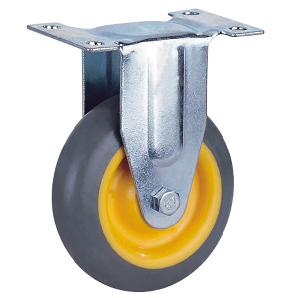 Caster Fixed Rubber (TPR) 100kg 100mm Carousel 1
