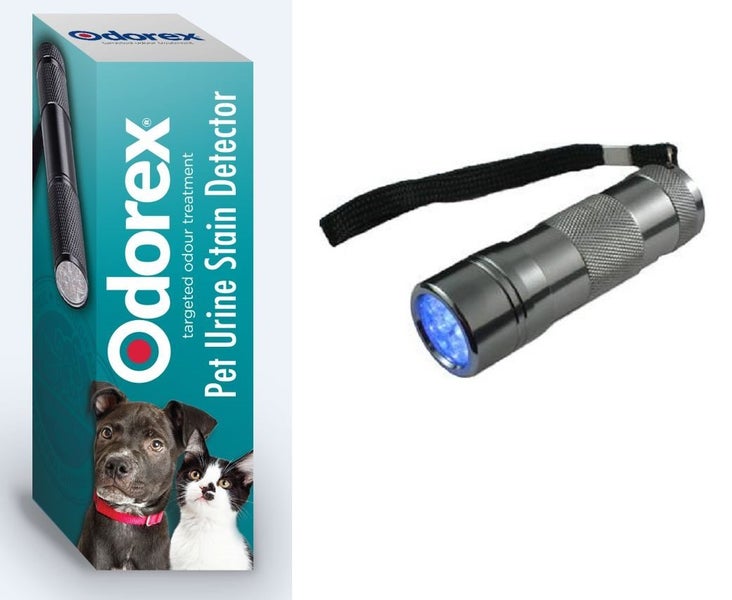 ODOREX® PET URINE STAIN DETECTOR UV BACKLIGHT TORCH Carousel 1