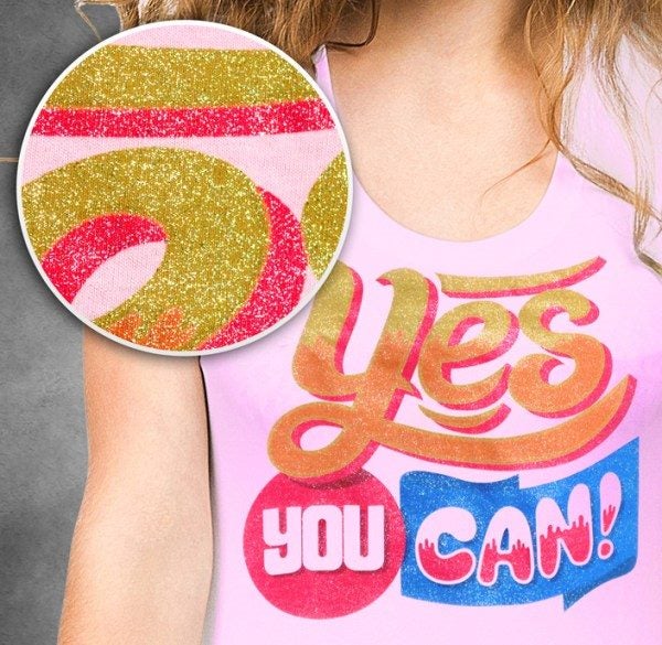 A4 Glitter Transfer Paper–Sublimation Printing on light Cotton t-shirts –5sheets Carousel 1