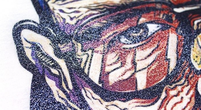 Sublimation Transfer Paper Glitter 5 sheets for LIGHT Cotton t-shirts A4 size Carousel 3
