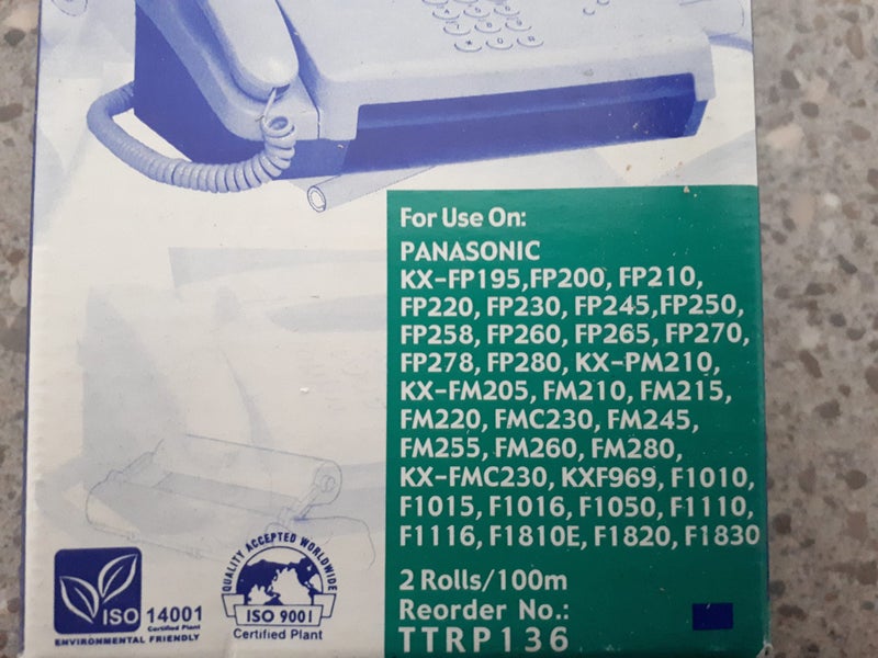Panasonic Refill Roll for Fax Machine Carousel 2