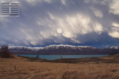 Rare sky country view canvas print - NZ south Carousel 1