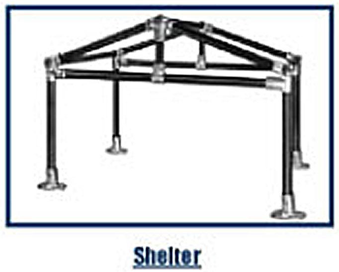 Carport / Shelter / Shed Solution with Rapid Clamp Carousel 2