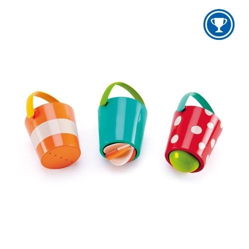 Hape - Happy Buckets Set - Bath Toy Carousel 1