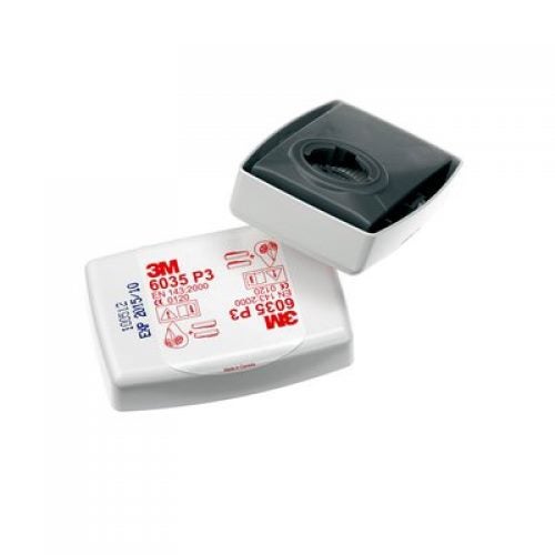 3M 6035 P2/P3 Particulate Cartridge Filter (1 Pair) Carousel 1