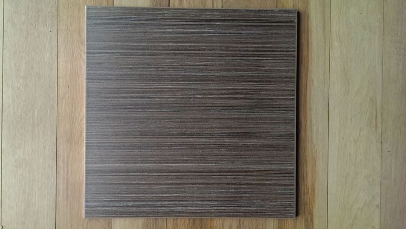 Tiles Fabric Lined Linen Look Dark Grey Black Brown Italy