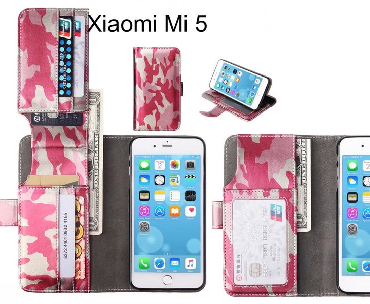 Xiaomi Mi 5 Case Wallet Leather Flip Case 7 Card Slots Carousel 1