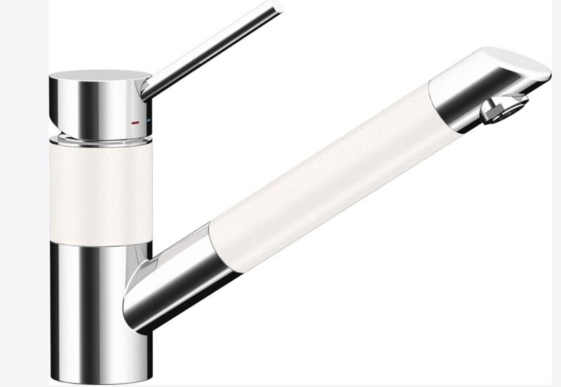 NEW - SINK MIXER - WHITE Carousel 1