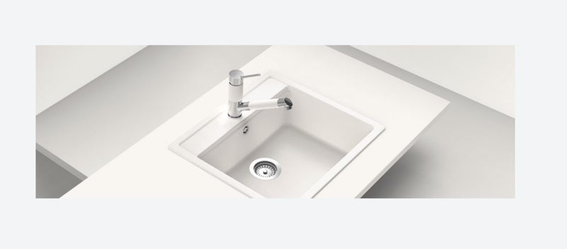 NEW - SINK MIXER - WHITE Carousel 4