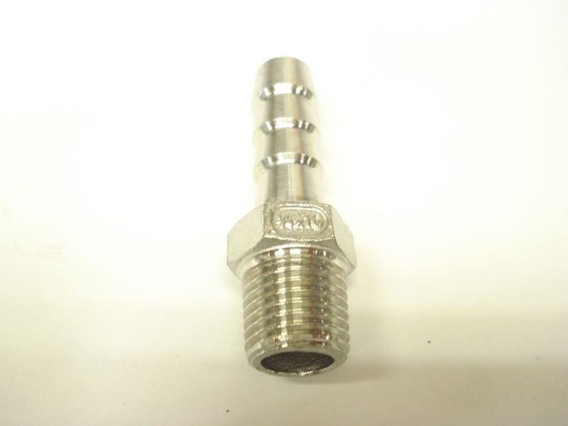 Male hose barb connector stainless steel BSPT - multiple sizes : WeldingStuff Carousel 2