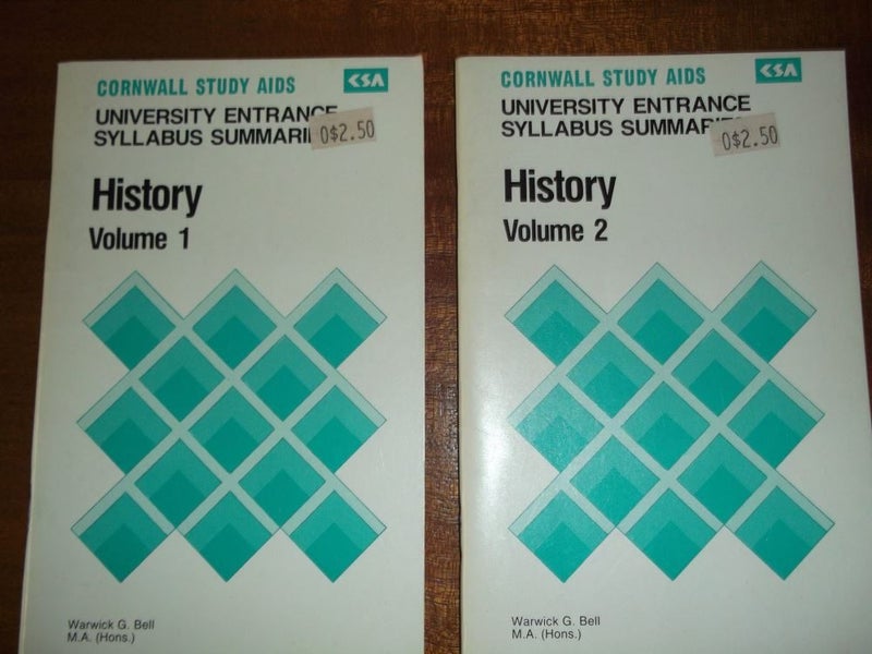 history study aids two books one auction trade me study aids