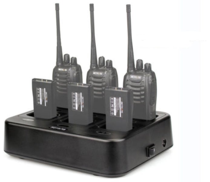 12x Baofeng BF-5C 2 WATT UHF PRS CB Walkie Talkies - 16 Channels & 6-way Charger62937628359299114
