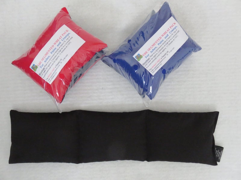SEGMENTED WHEAT BAG - Red / Royal / Black - YOU CHOOSE - general purpose - NEW! Carousel 1
