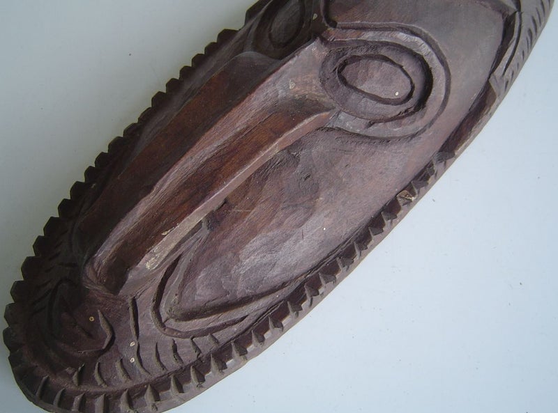 Ethnic Mask Dark Brown Carousel 2