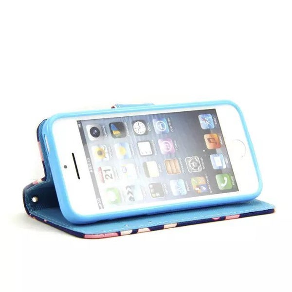 iPhone 5c case wallet leather case printed Carousel 7