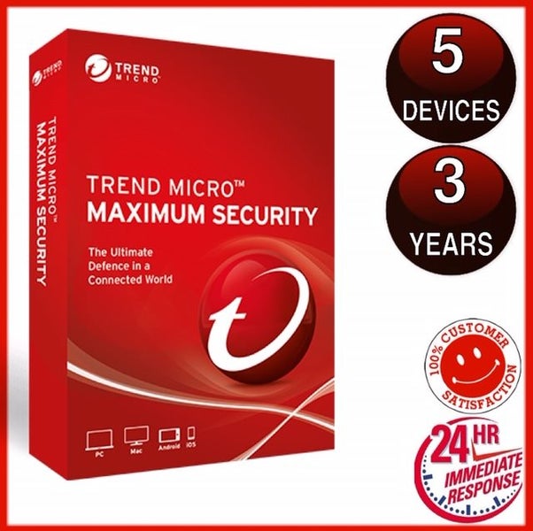 Trend Micro Maximum Security - 5 Device 3 Year Carousel 2