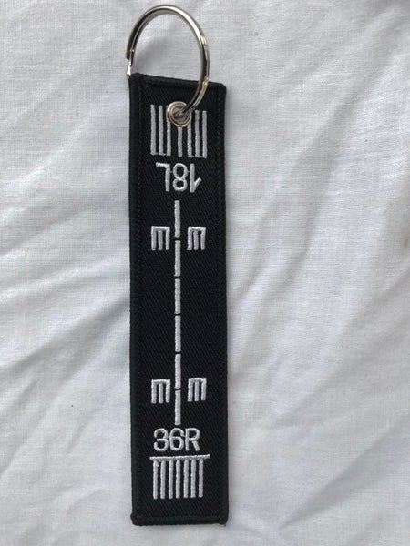 Aviation Key Ring/Luggage Tag, PILOT, AV8R, RUNWAY STRIP Carousel 4