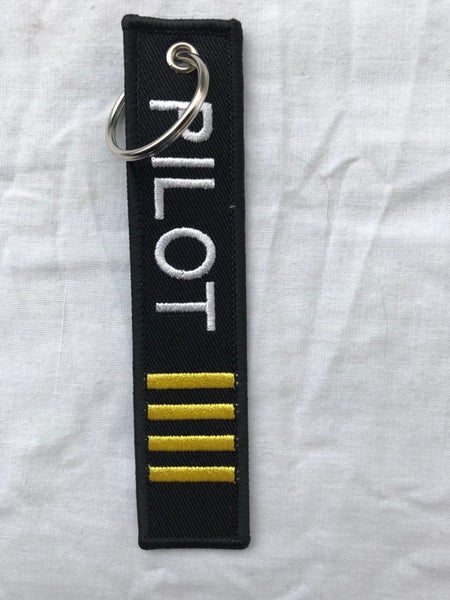 Aviation Key Ring/Luggage Tag, PILOT, AV8R, RUNWAY STRIP Carousel 2