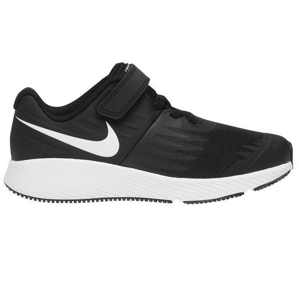 nike star runner black and white