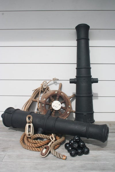 Awesome 4 foot long Replica Cannon Barrel Carousel 14