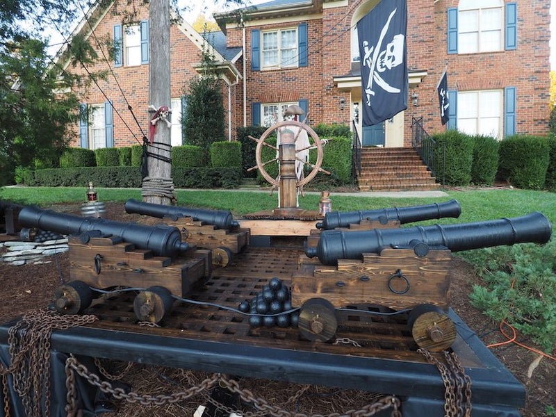 Awesome 4 foot long Replica Cannon Barrel Carousel 2