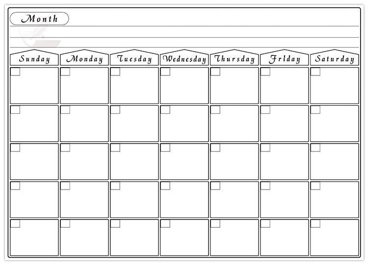 Magnetic Monthly planner Carousel 2