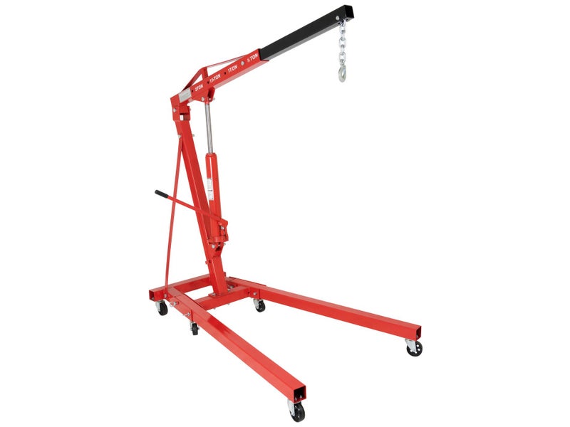 2000kg Engine Hoist Crane, TOOLCHIEF 2 Ton Mobile Folding Workshop Hoists Cranes Carousel 1