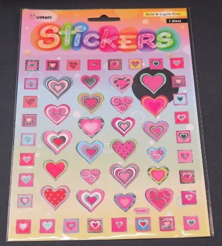 Sticker - Pink Heart Carousel 1