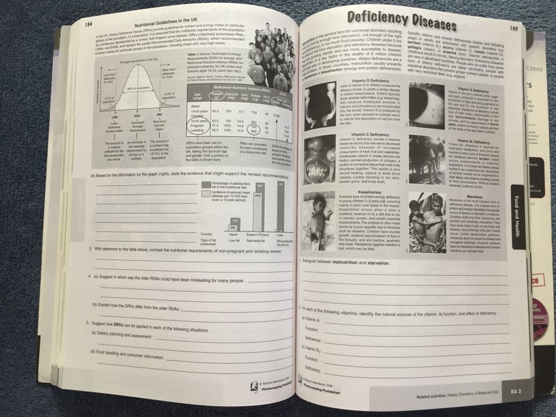 OCR Biology AS Workbook Carousel 2