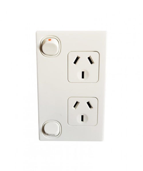 Double Vertical PowerPoint 10A - White Carousel 1