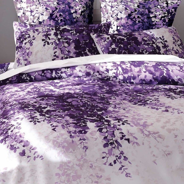 Josephine Purple Super King Size 3 Piece Quilt Cover Set Trade Me