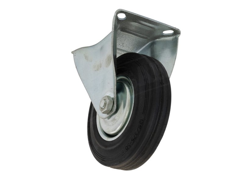 2x 5" Braked & 5" Fixed Castor Wheels 125mm Set Carousel 5