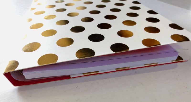 DCWV Moment Maker Planner System "Notebook" - Gold Dots - SY-002-00048B Carousel 2